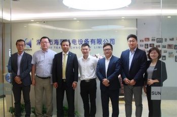 熱烈歡迎三菱電機自動化蒞臨海藍機電參觀指導工作！